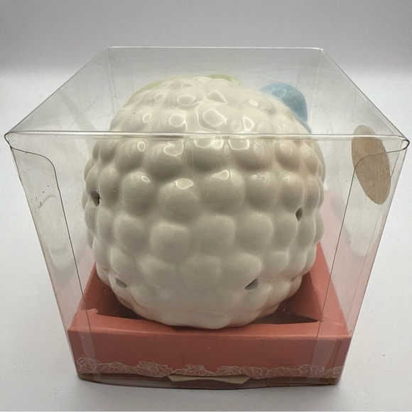 Vintage Karen Carson Creations Ceramic Sheep Lamb Pomander Scent Sachet NIB - Picture 4 of 7